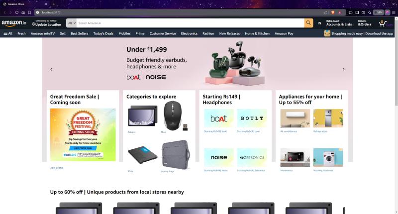 Amazon Clone thumbnail